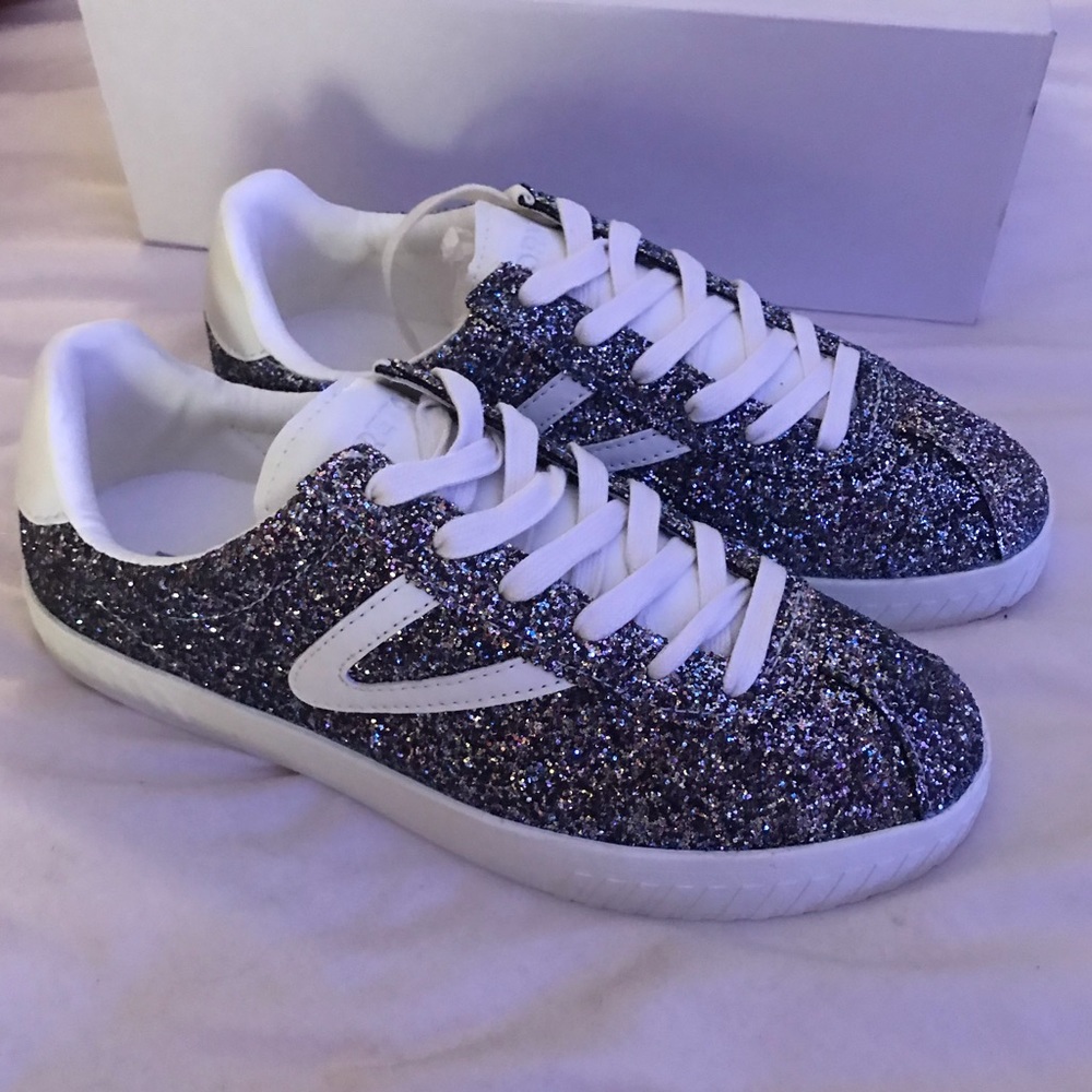 Blue Multi White Glitter Tretorn Camdens